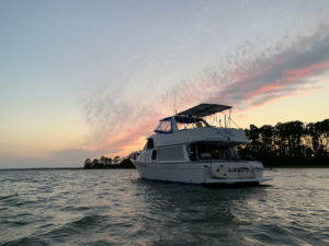 Cruising the Great Loop at sunset