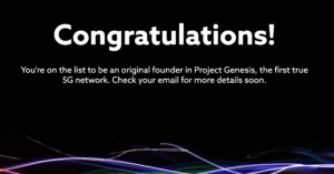 dish project genesis welcome