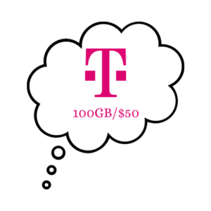 t mobile 100gb50 thoughts