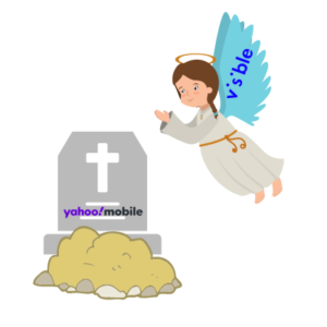 yahoo mobile shut down visible angel