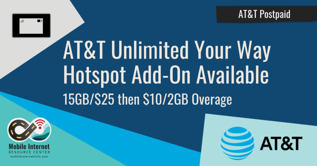 AT&T Brings Back Hotspot Line AddOns (With Overage Fees!) 15GB for