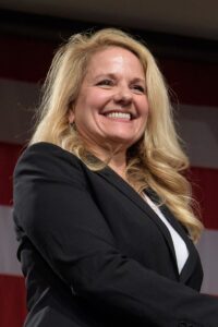 1024px Gwynne Shotwell at 2018 Commercial Crew announcement