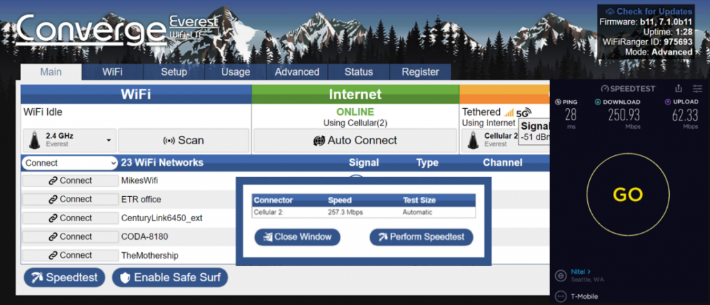 Wifiranger beta firmware update b11