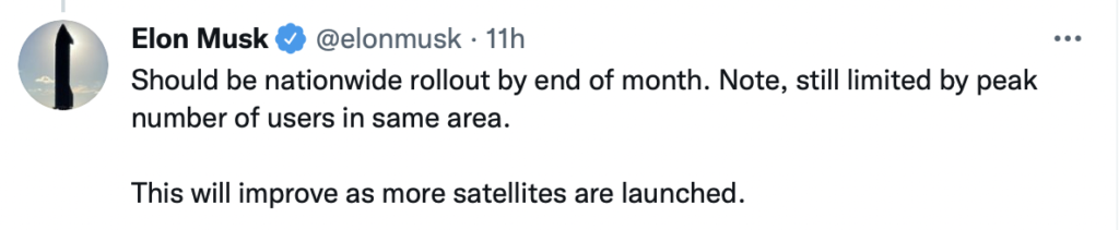 Starlink Wide Rollout Starlink Wide Rollout