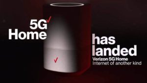 Verizon 5G home internet service promotion photo