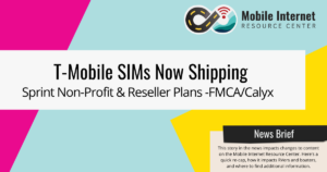 fmca calyx t mobile sims now shippping non profit sprint