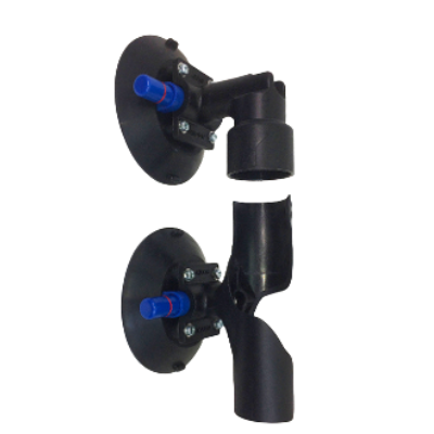 Flagpole buddy suction mount