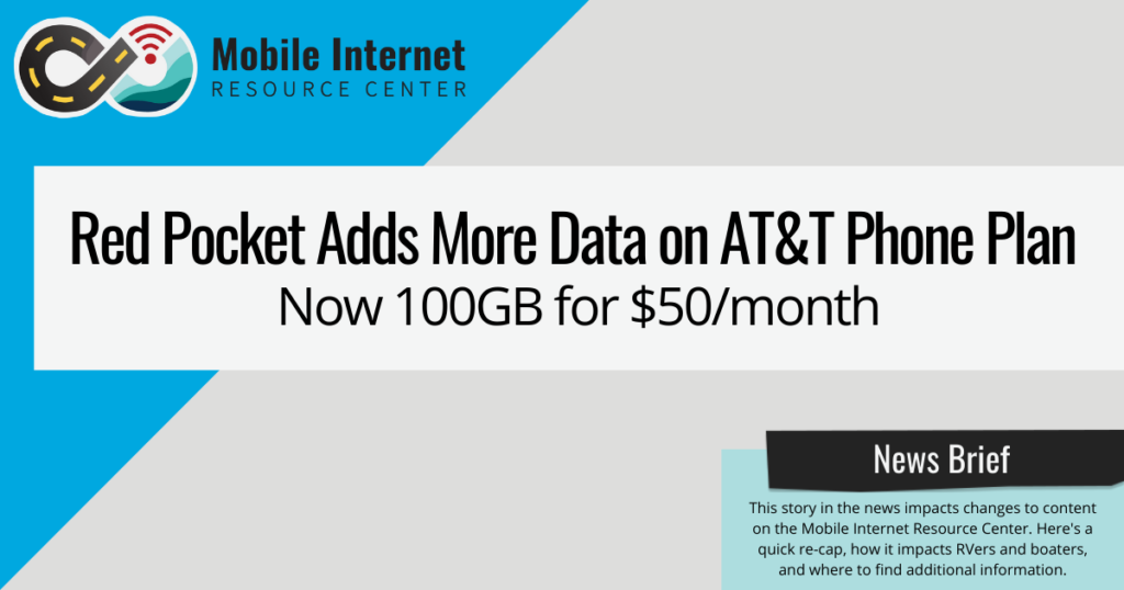 Red Phone Service Red Pocket Adds More Data to AT&T-Based Smartphone Plan - Now 100GB/$50 ...