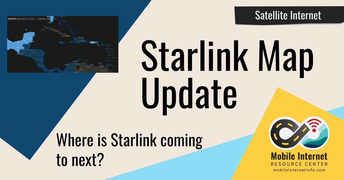 Starlink Releases an Updated Map Anticipated RVer & Boater