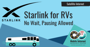 starlink for rvs service pausing no wait best effort