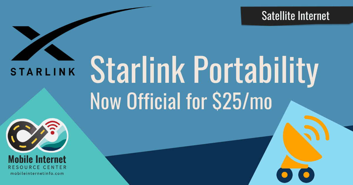 starlink portability 25 month additional