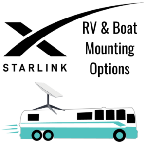 starlink rv boat mounting installation options