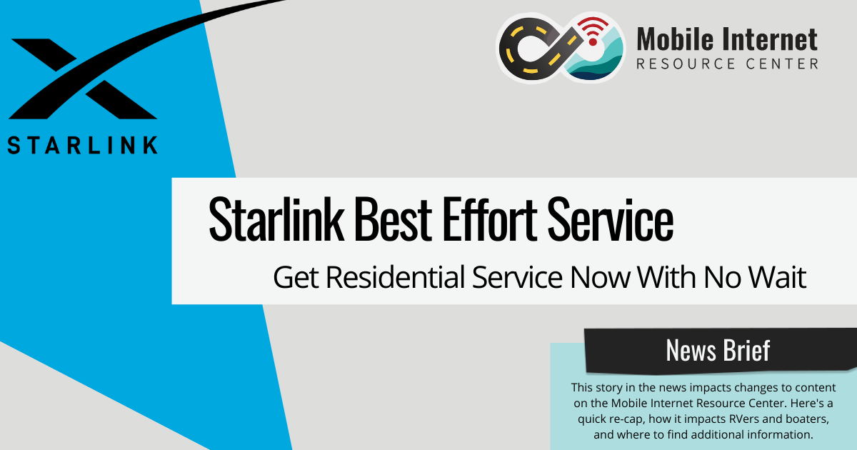 Starlink Best Effort Service Header