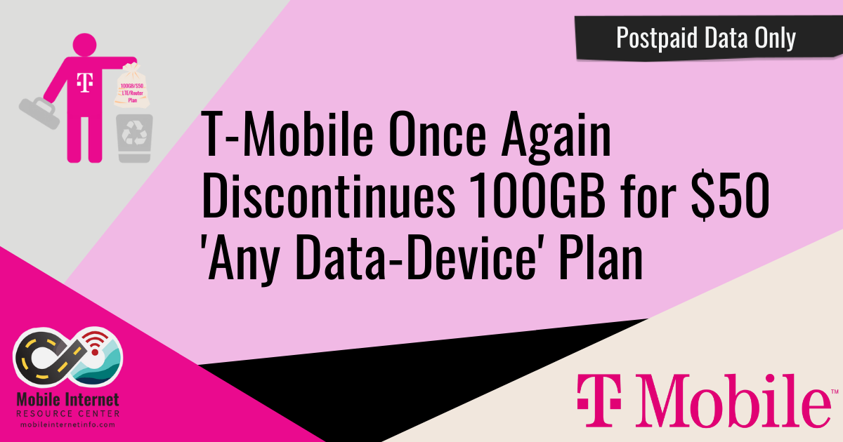T Mobile disc 100gb 50 again story header