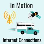 mobile internet connectivity while in motion