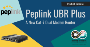 news header pepwave ubr plus cat 7 dual modem router released
