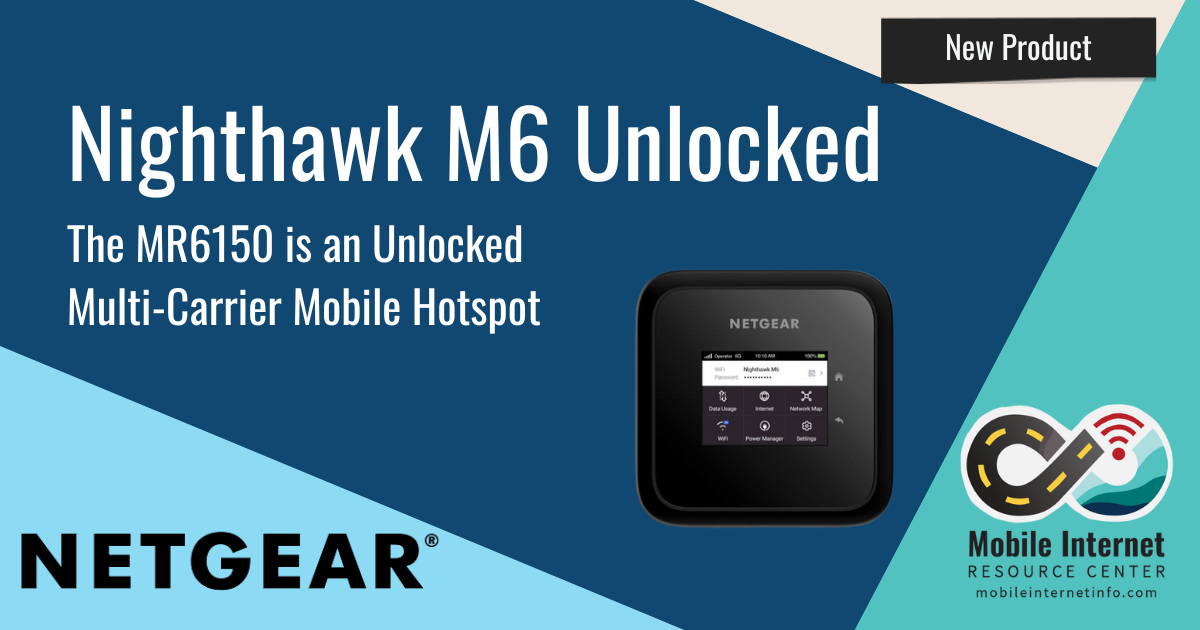 Nighthawk M6 MR6150 Unlocked 5G Mobile Hotspot Router - NETGEAR