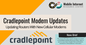 news brief header cradlepoint updates cellular modems for routers