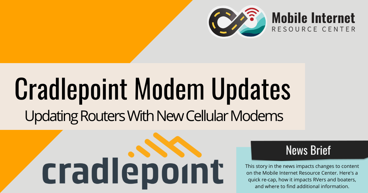 news brief header cradlepoint updates cellular modems for routers