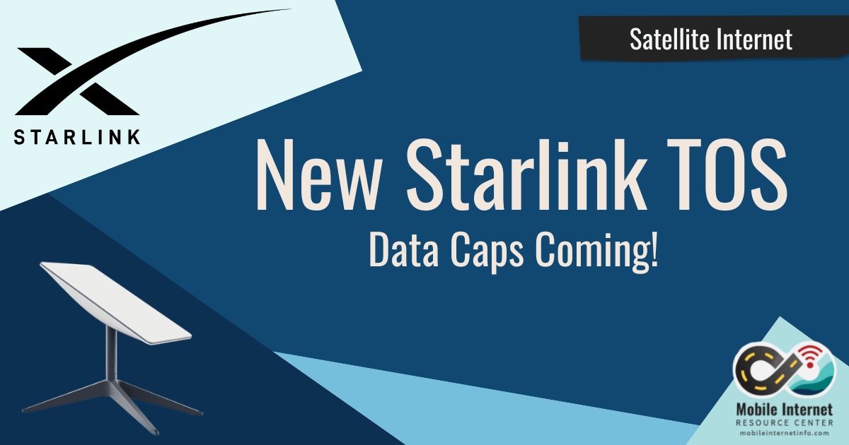starlink TOS changes data caps residential business