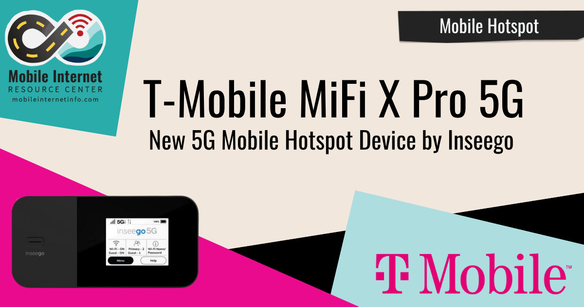 t mobile inseego mifi x pro 5g mobile hotspot