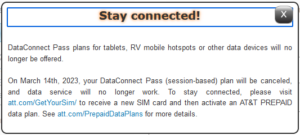 att dataconnect pass plan ending announcement