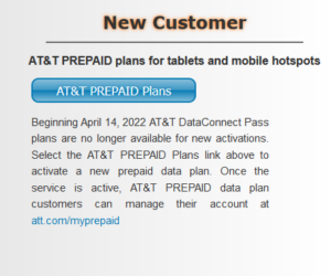 dataconnect pass prepaid website closure notice