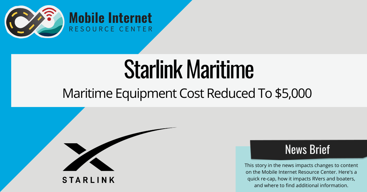 news brief header starlink maritime equipment price decrease