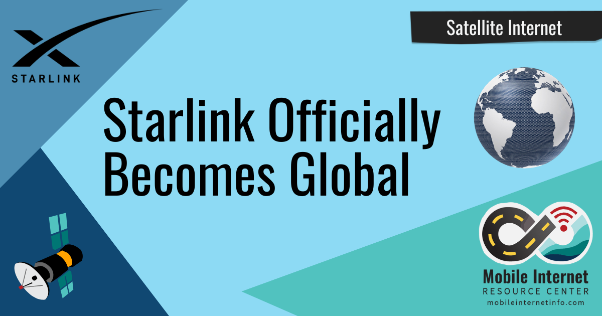 Starlink Officially Becomes Global