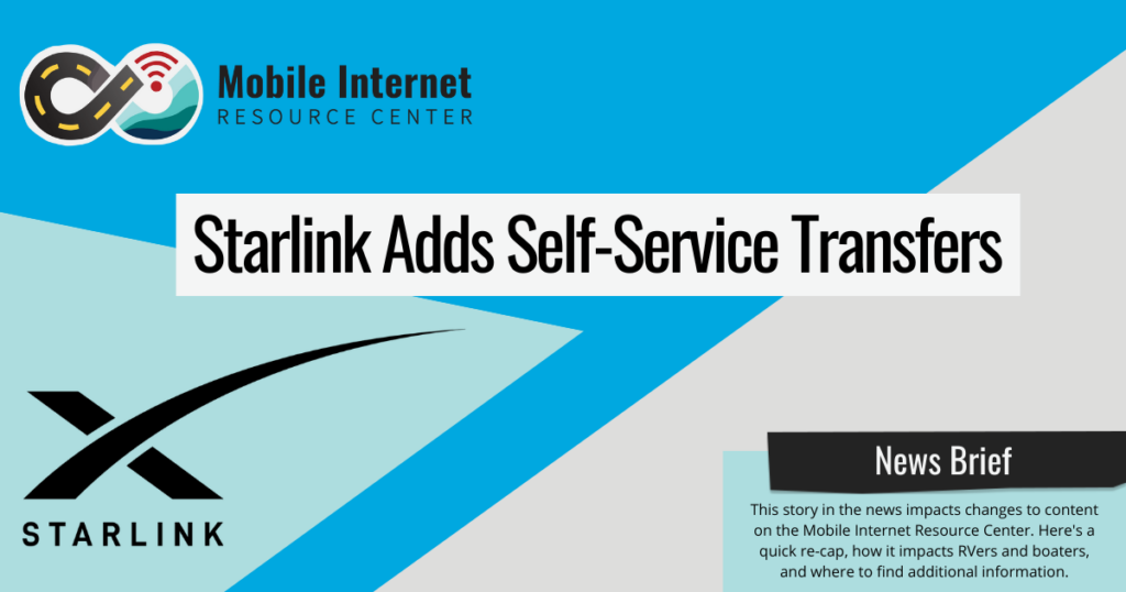 Transfer At&t Internet To New Address Starlink Now Offers Self-Service Equipment Transfers - Mobile Internet