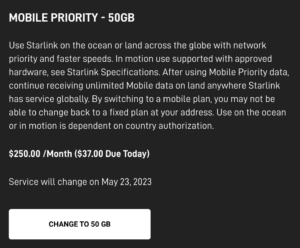 starlink mobile priority 50gb