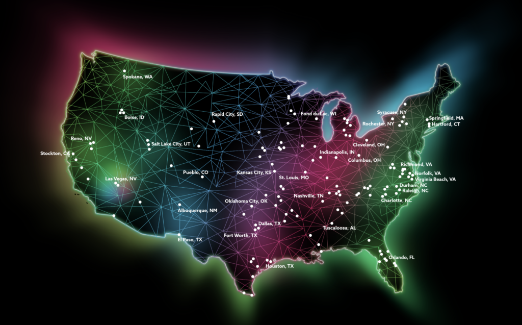 Dish Genesis Launch Cities