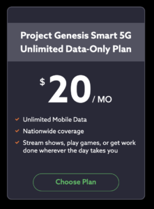 Genesis Data Only Plan