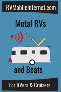 metal rv boat mobile internet wireless signal cellular wi fi