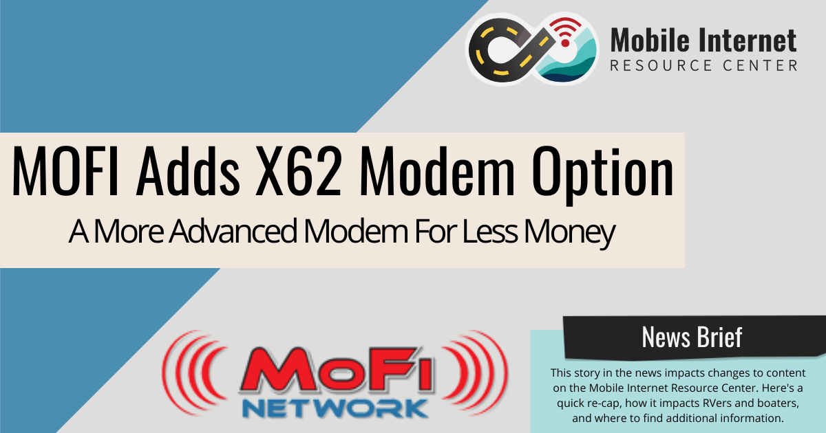 news brief header mofi adds x62 modem option to 5500 series router