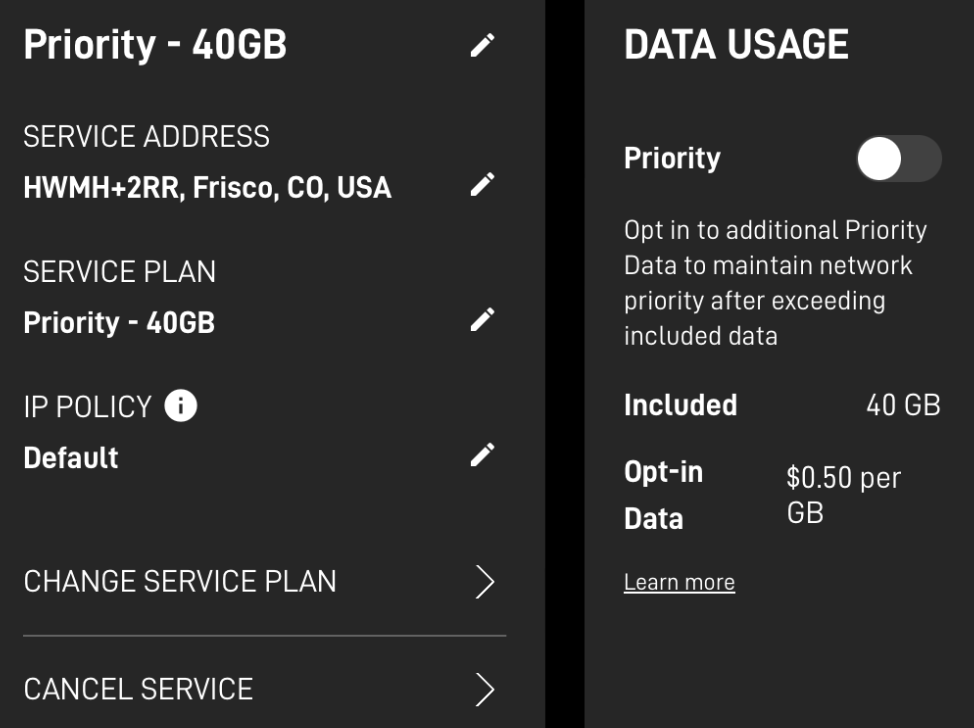 starlink priority data opt in