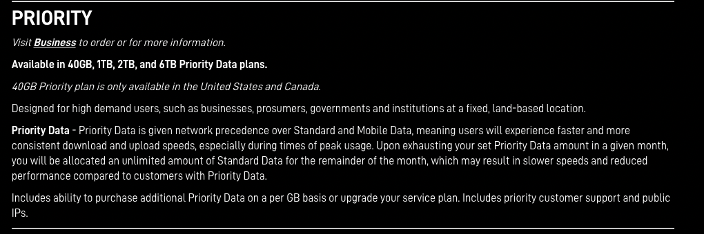 starlink priority plans