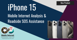iphone 15 modem mobile internet analysis roadside sos assistance