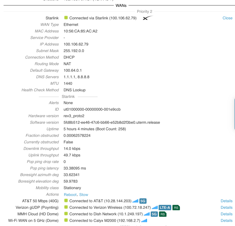 peplink 8.4 starlink incontrol