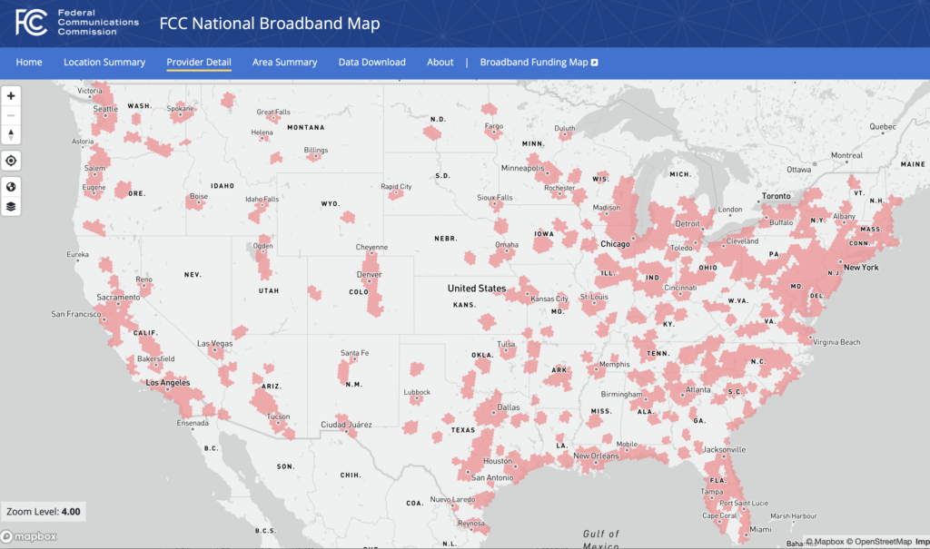 dish network coverage fcc