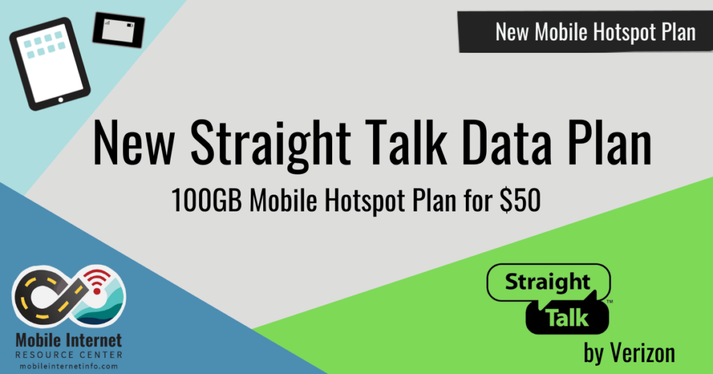Straight Talk Releases Prepaid 100GB Mobile Hotspot Plan on Verizon for