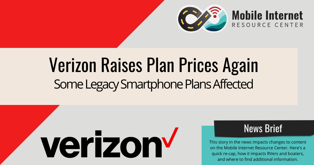 news brief header verizon raises smartphone plan prices again on consumer and business
