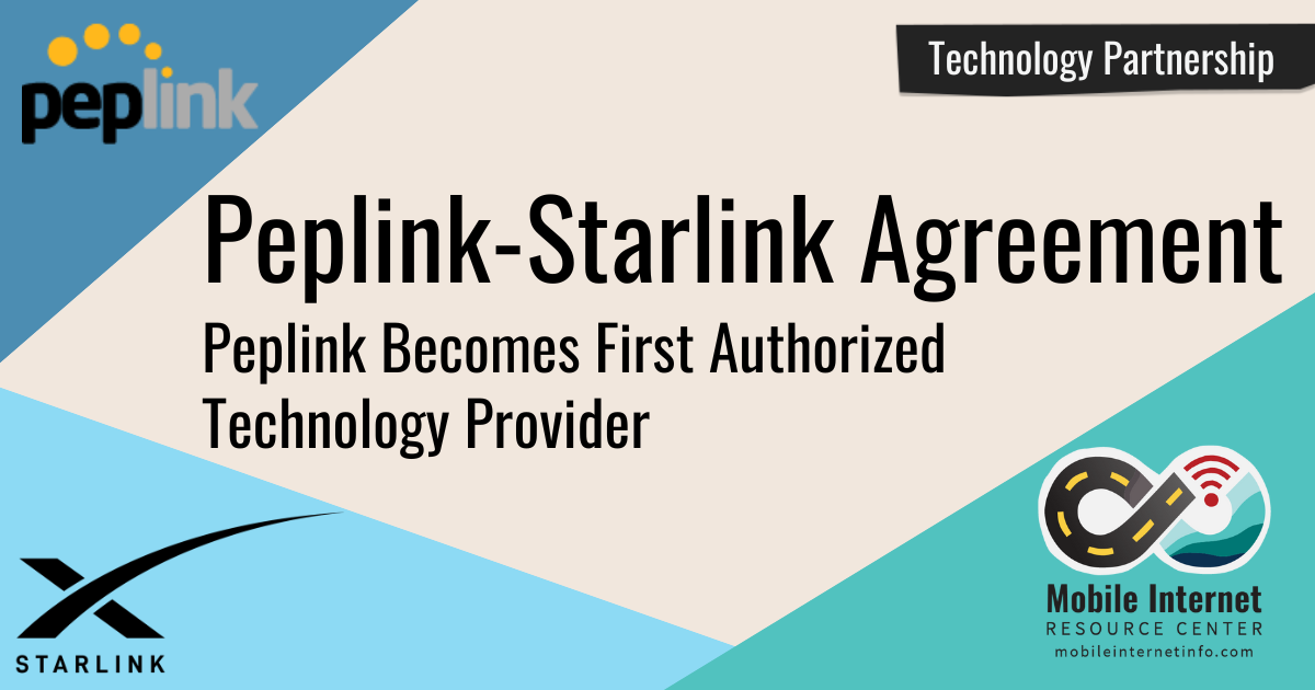 news header peplink starlink authorized technology provider agreement announcement