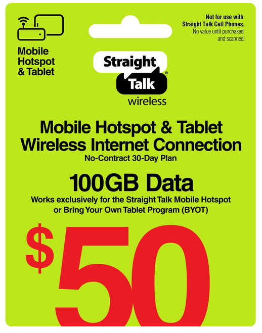 Straight Talk Releases Prepaid 100GB Mobile Hotspot Plan on Verizon for