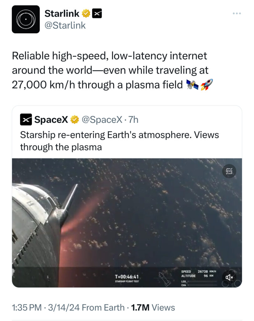 starlink plasma field