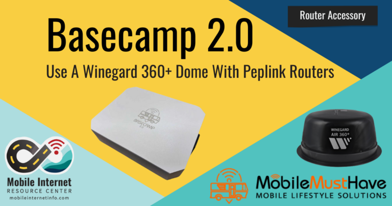 news story product release header mobilemusthave basecamp peplink router accessory for winegard air 360 dome antenna system