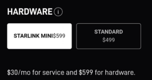 starlink mini order glitch