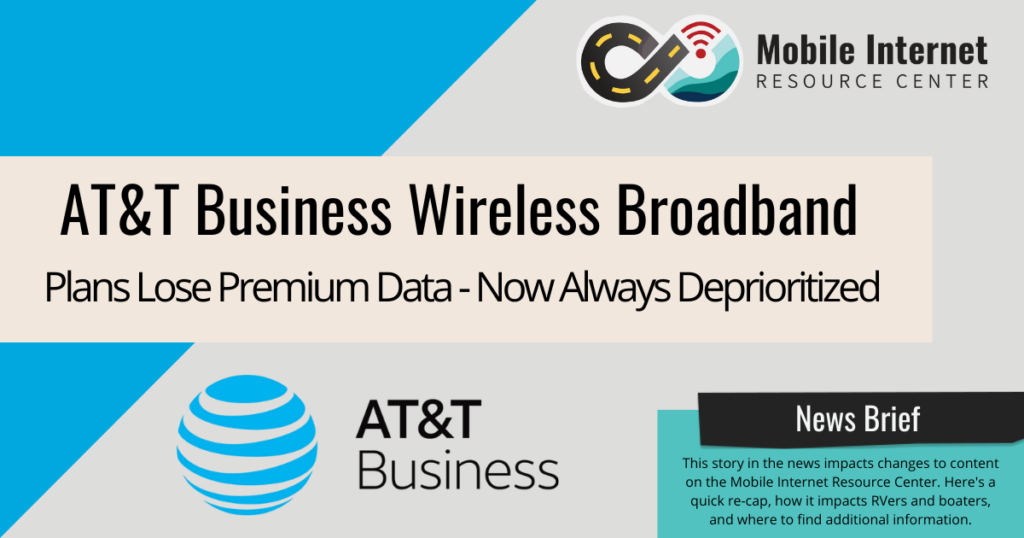 AT&T Business Wireless Broadband Plans Now Always Deprioritized
