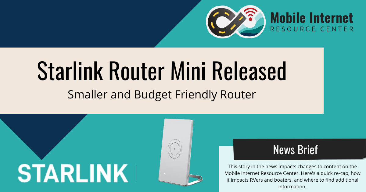 news brief header starlink router mini released
