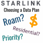 starlink choosing a starlink data plan